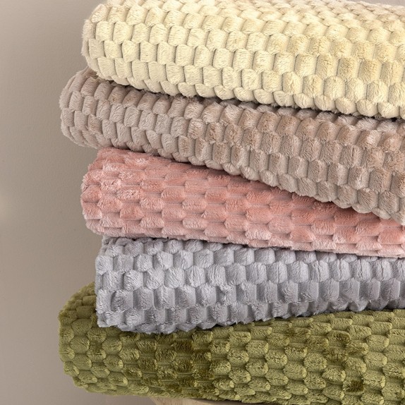 Κουβέρτα Fleece Υπέρδιπλη Palamaiki Aster Grey 220x240