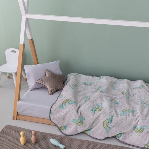 Κουβέρτα Βελουτέ Μονή Palamaiki Rainy 160x220