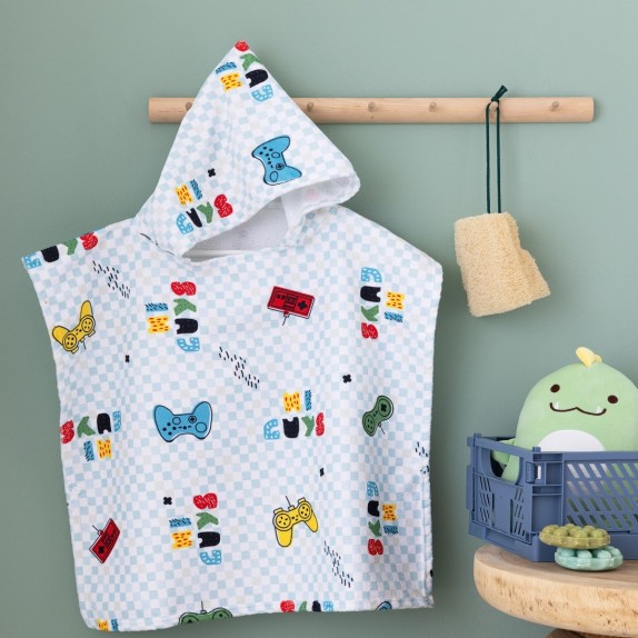 Παιδικό Πόντσο Palamaiki NB0141 Boy 60x120