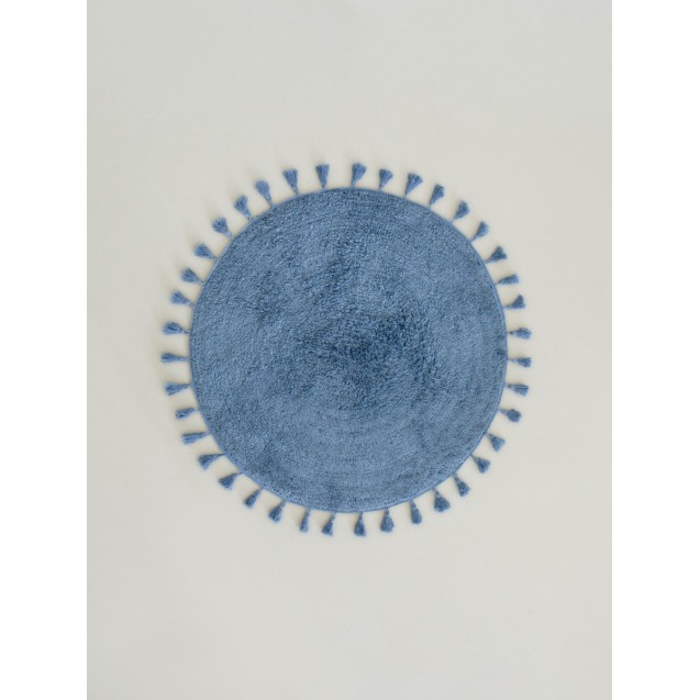 Ταπέτο Μπάνιου Nima Fuzzy Denim Blue Δ90