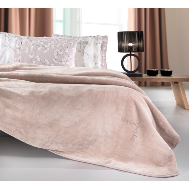 Κουβέρτα Βελουτέ Υπέρδιπλη Guy Laroche Logo...