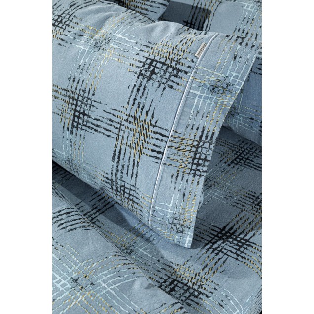 Σετ Παπλωματοθήκη Φανελένια Υπέρδιπλη 3...