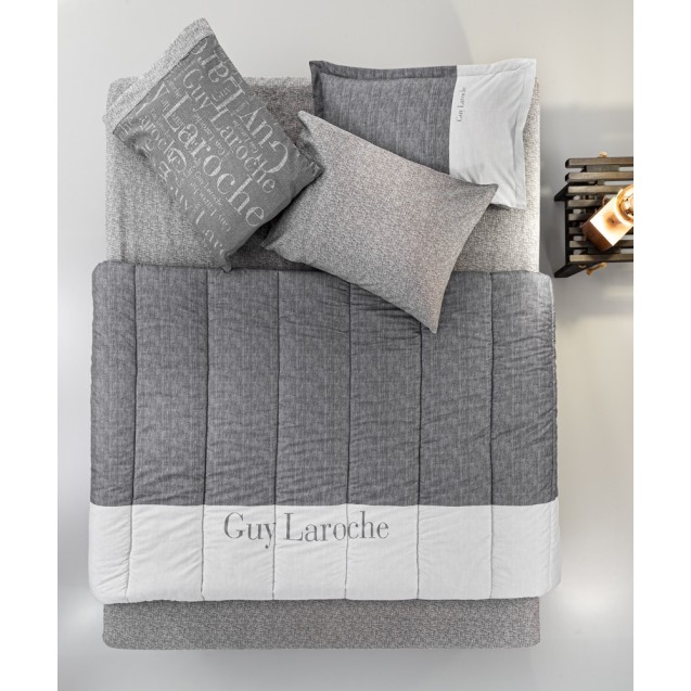 Παπλωματοθήκη Υπέρδιπλη Guy Laroche Symbol Grey...
