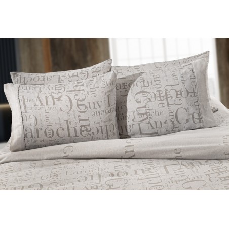 Σετ Σεντόνια Φανελένια Μονά 3 Τεμαχίων Guy Laroche Brand Natural 170x265