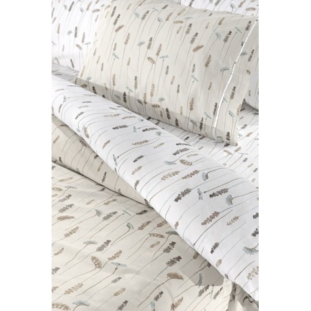 Σετ Σεντόνια Μονά με Λάστιχο 3 Τεμαχίων Guy Laroche Eloise Natural 100x200+32