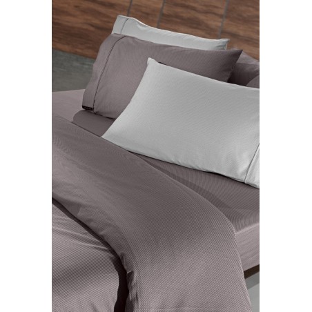 Σεντόνι King Size με Λάστιχο Guy Laroche Minimal Melanze 180x200+35
