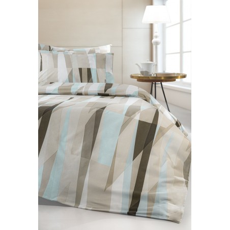 Σετ Σεντόνια Μονά με Λάστιχο 3 Τεμαχίων Guy Laroche Nolan Natural 100x200+32