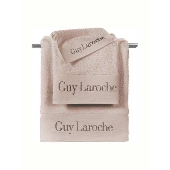 Σετ Πετσέτες 3 Τεμαχίων Guy Laroche Futura Old Pink