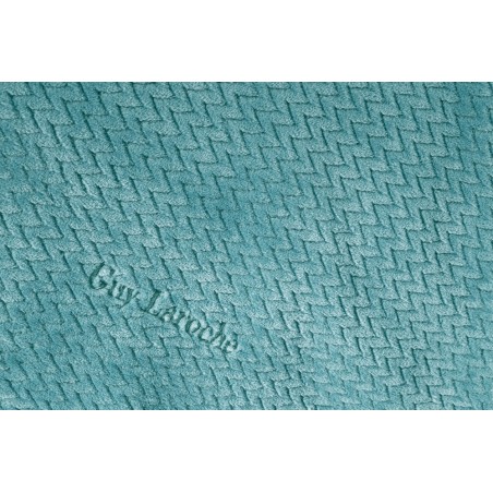 Σετ Κουβέρτα Fleece Μονή και Μαξιλαροθήκη Διακόσμησης Guy Laroche Rombus Petrol 160x220