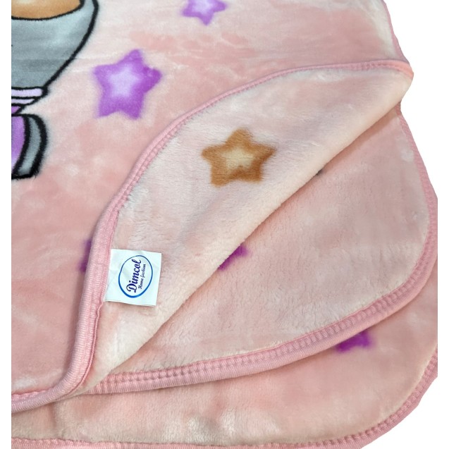 Κουβέρτα Βελουτέ Κούνιας Dimcol Studying Bear...