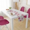 Runner Αλέκιαστο Dimcol Pomegranate 458 White 40x180
