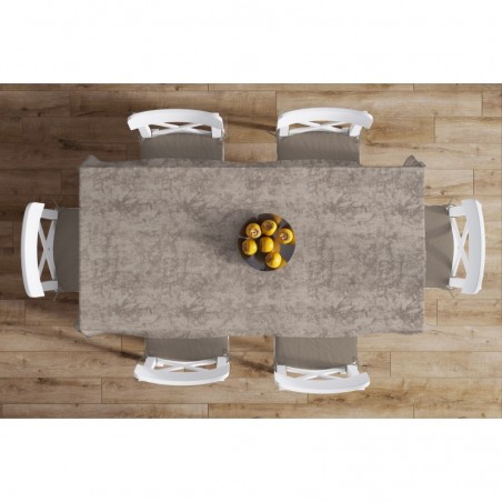 Σετ Τραπεζομάντηλο και Runner Dimcol Panama Shadow Mocha 140x140 & 40x140