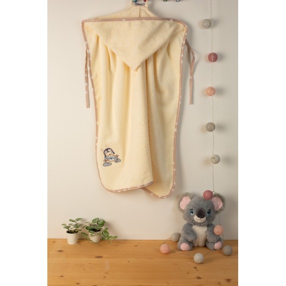 Βρεφική Κάπα Dimcol Airplane 158 Εκρού 75x85