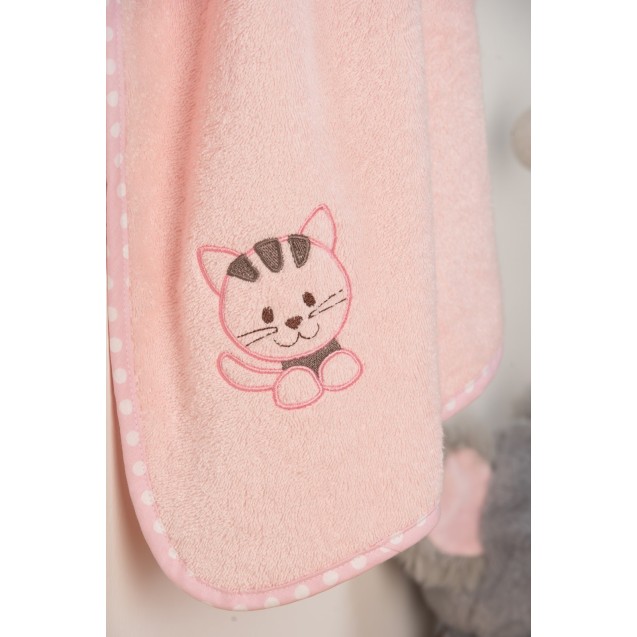Βρεφική Κάπα Dimcol Kitty 136 Ροζ 75x85