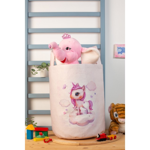 Παιδικό Καλάθι Αποθήκευσης Dimcol Unicorn 74...