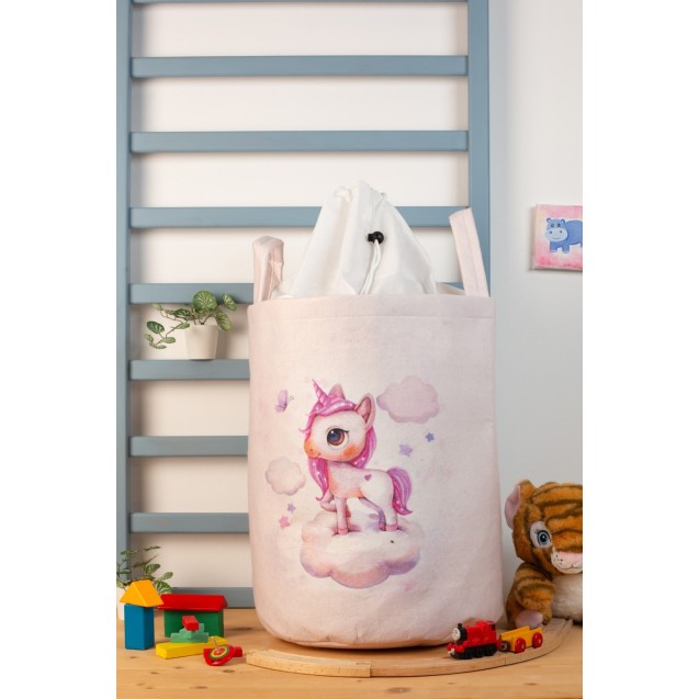 Παιδικό Καλάθι Αποθήκευσης Dimcol Unicorn 74...