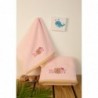 Σετ Βρεφικές Πετσέτες 2 Τεμαχίων Dimcol Baby Bear 162 Ροζ 30x50 και 70x140