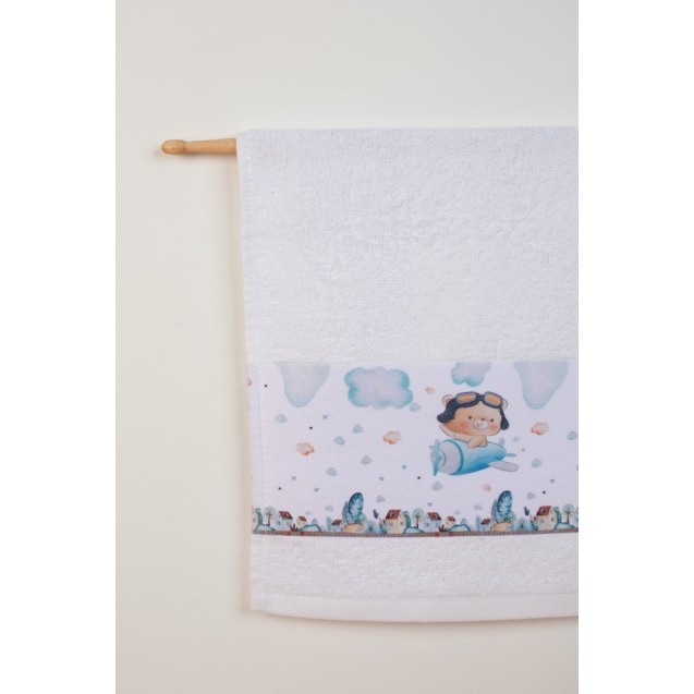 Σετ Βρεφικές Πετσέτες 2 Τεμαχίων Dimcol Pilot...