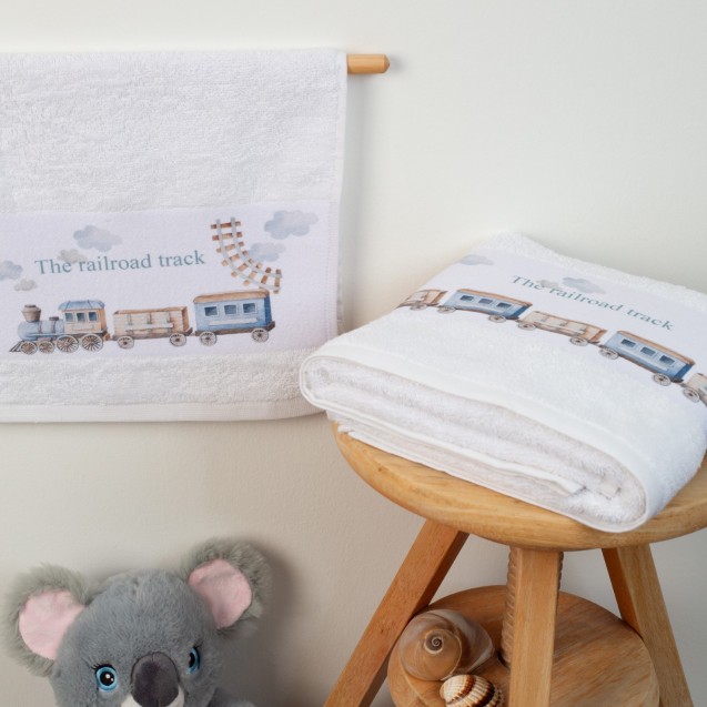 Σετ Βρεφικές Πετσέτες 2 Τεμαχίων Dimcol...