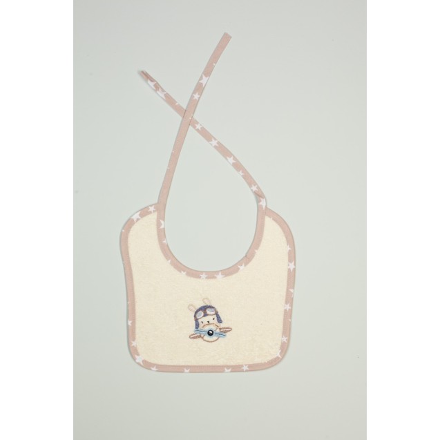 Σαλιάρα Dimcol Airplane 158 Εκρού 25x25