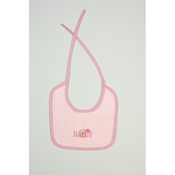 Σαλιάρα Dimcol Baby Bear 162 Ροζ 25x25