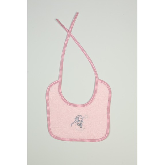 Σαλιάρα Dimcol Dreaming Elephant 167 Ροζ 25x25