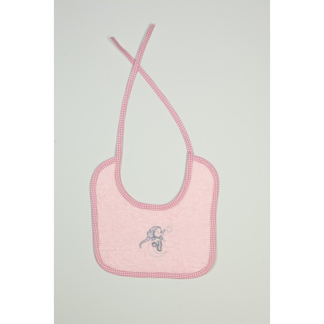 Σαλιάρα Dimcol Dreaming Elephant 167 Ροζ 25x25