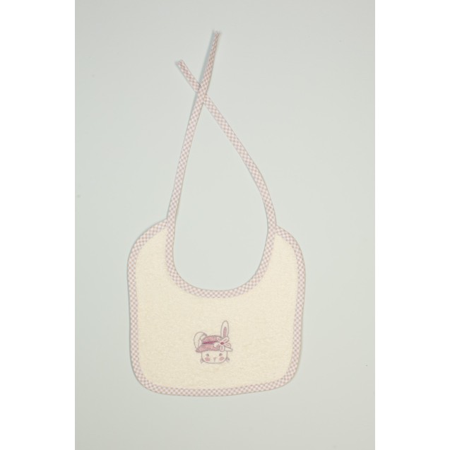 Σαλιάρα Dimcol Rabbit Girl 148 Εκρού 25x25