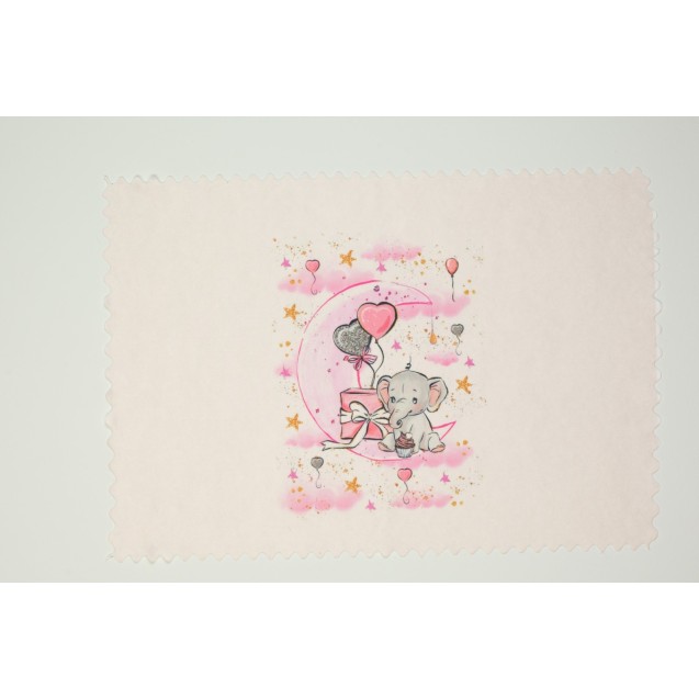 Παιδικό Σουπλά Dimcol Elephant 29 Εκρού 35x50