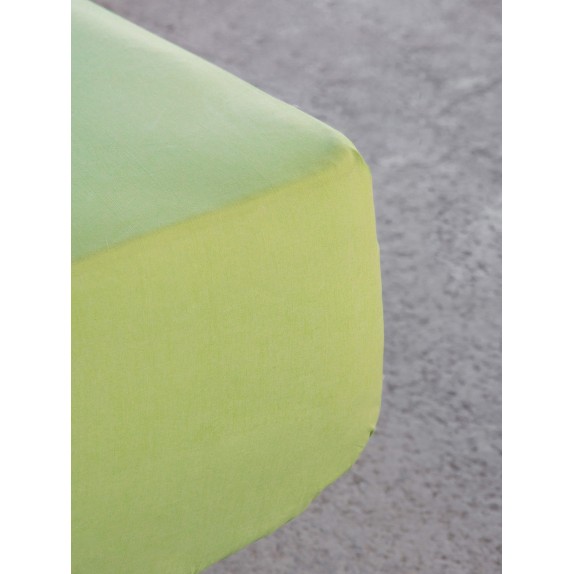 Σεντόνι King Size με Λάστιχο Nima Primal Green 180x200+32