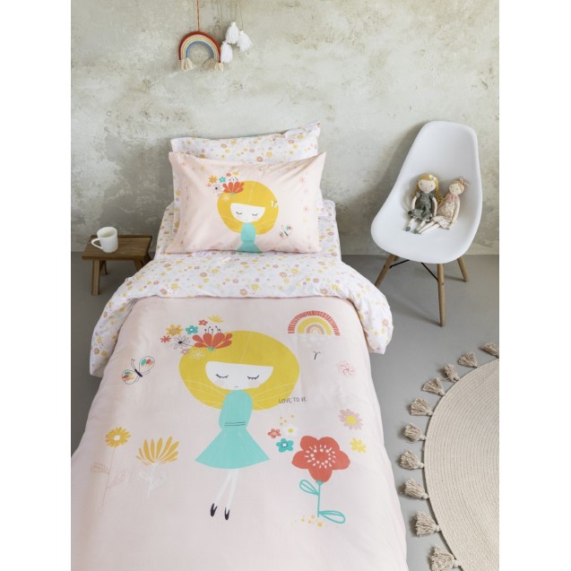 Σετ Παιδική Παπλωματοθήκη Μονή 2 Τεμαχίων Nima...