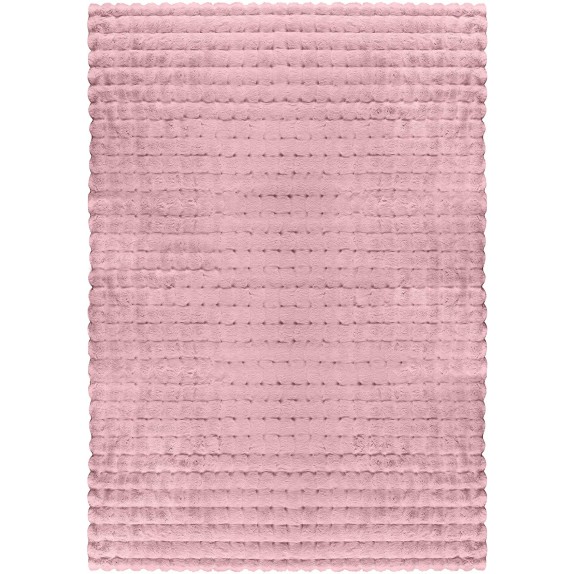 Σετ Χαλιά Κρεβατοκάμαρας Γούνινα Madi Whisper Pink 70x140...