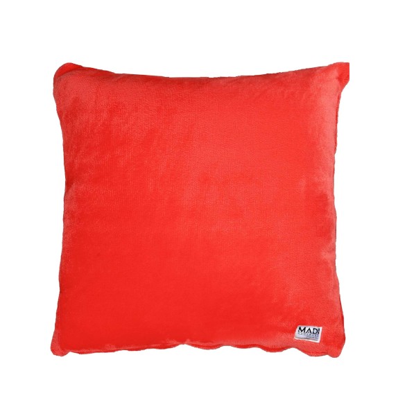 Μαξιλαροθήκη Διακόσμησης Madi Basis Red 45x45