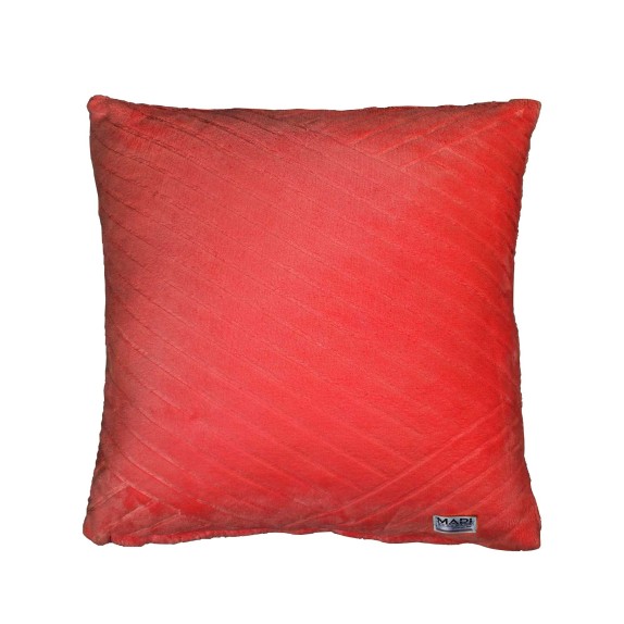 Μαξιλαροθήκη Διακόσμησης Madi Strokes Red 45x45