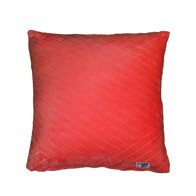 Μαξιλαροθήκη Διακόσμησης Madi Strokes Red 45x45