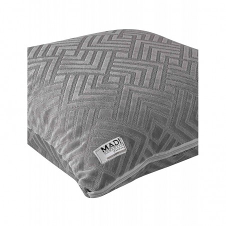 Μαξιλαροθήκη Διακόσμησης Madi Lavir Grey 50x50