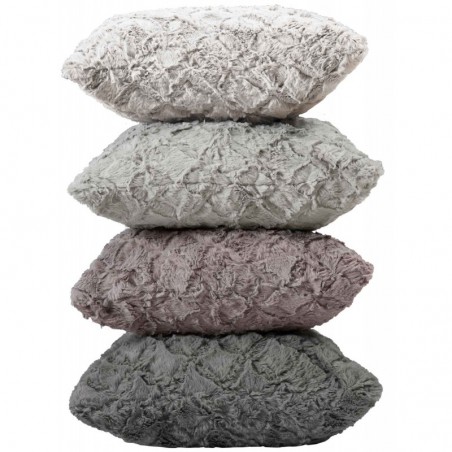 Μαξιλάρι Διακόσμησης Γούνινο Madi Oblong Taupe 50x50