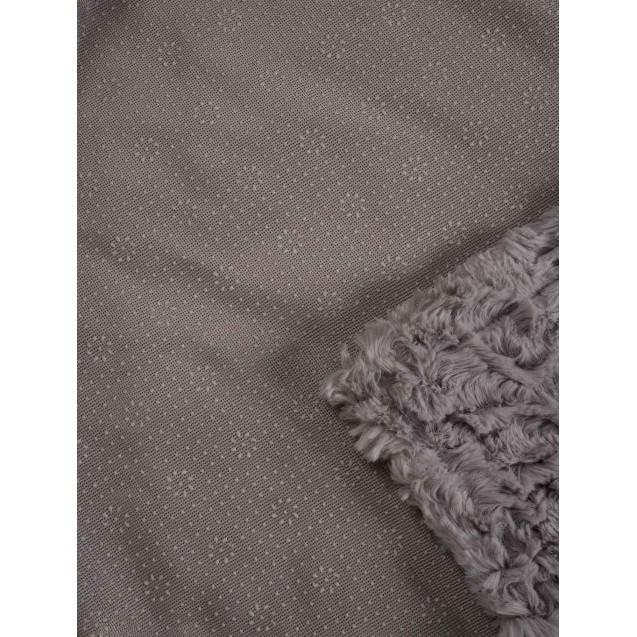 Ριχτάρι Γούνινο Πολυθρόνας Madi Soggy Taupe...