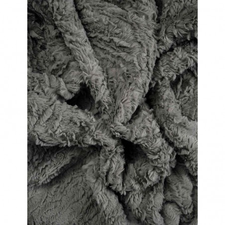 Ριχτάρι Γούνινο Τριθέσιου Madi Soggy Grey 180x300