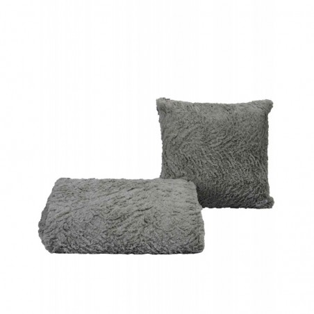 Ριχτάρι Γούνινο Τετραθέσιου Madi Soggy Grey 180x340