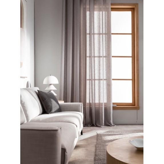 Κουρτίνα με σιρίτι Gofis Home Combe Shadow Grey AW24...
