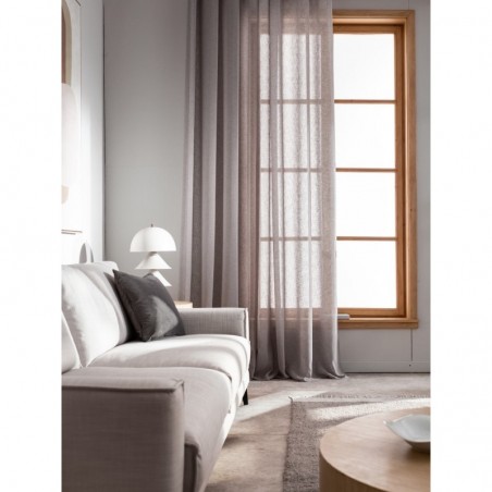 Κουρτίνα Με Τρουκς Gofis Home Combe Shadow Grey AW24 502/48 200x280