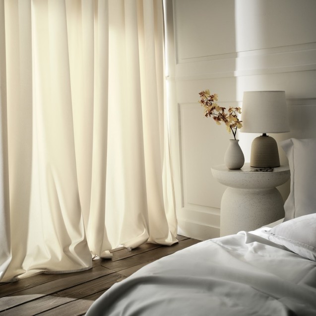 Κουρτίνα με Τρουκς Gofis Home Winter Moon ecru...