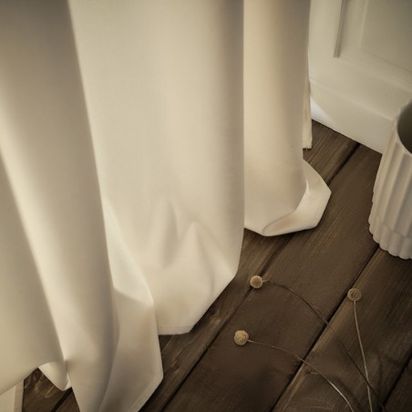 Κουρτίνα με Τρουκς Gofis Home Winter Moon ecru 711/05 140x280