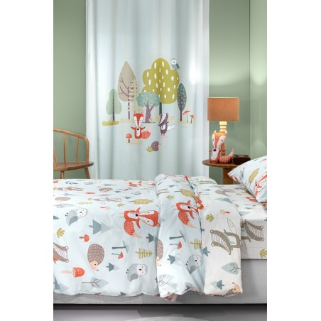 Παιδική Κουρτίνα Saint Clair Soft-Touch Timber Mint 160x240