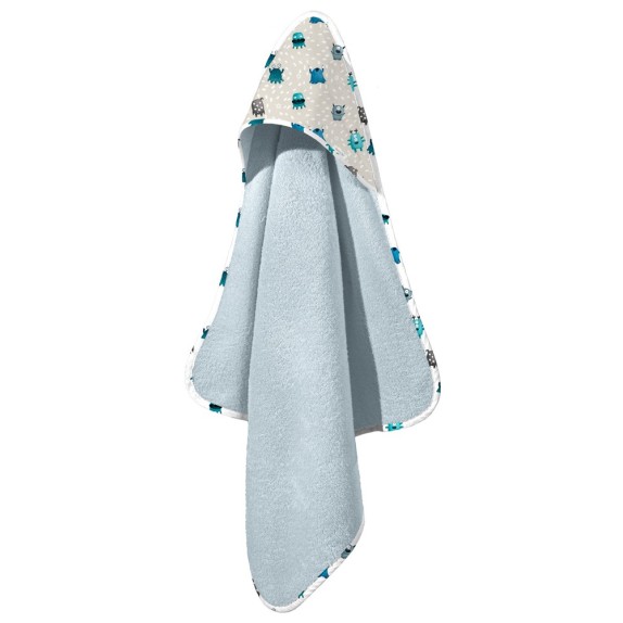 Βρεφική Κάπα Saint Clair Monsters Blue 75x75