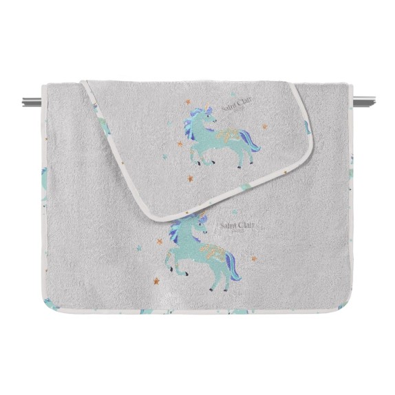 Σετ Βρεφικές Πετσέτες 2 Τεμαχίων Saint Clair Pinto Aqua