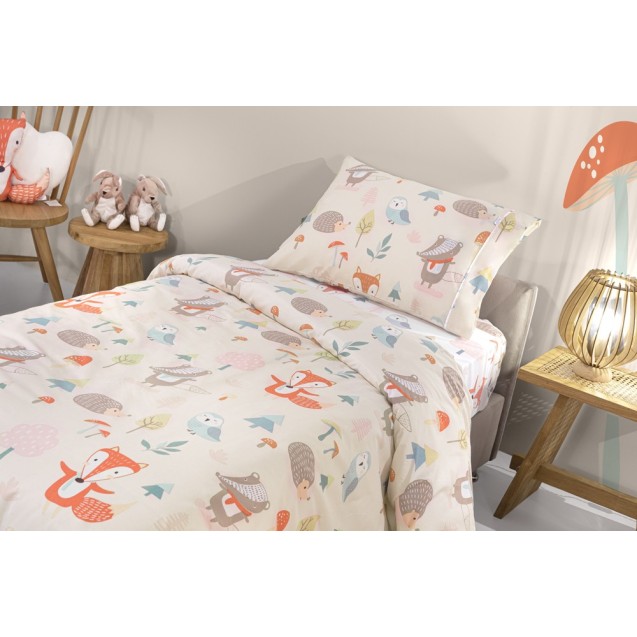 Σετ Παιδική Παπλωματοθήκη Μονή 2 Τεμαχίων Saint...