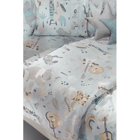 Σετ Σεντόνια Κούνιας 3 Τεμαχίων Saint Clair Jazz Raf 115x170