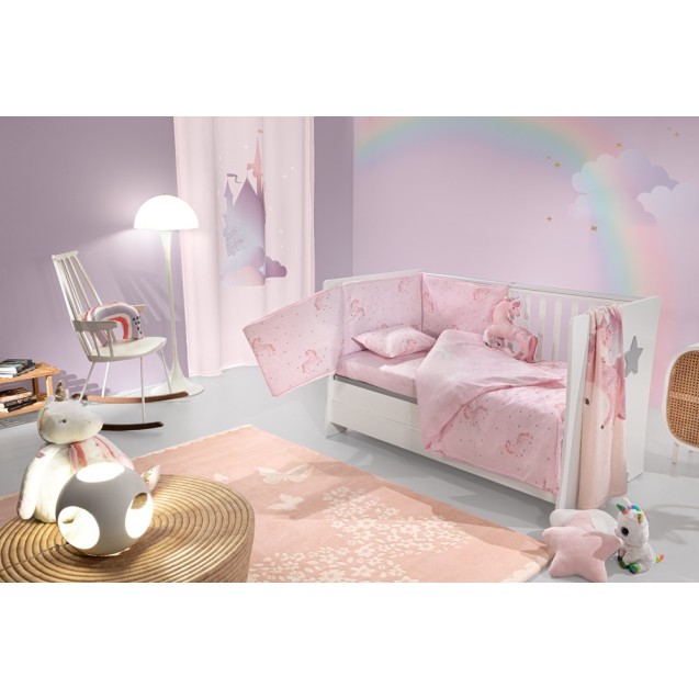 Σετ Κούνιας 3 Τεμαχίων Saint Clair Pinto Pinky